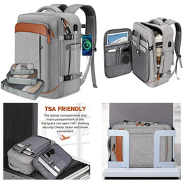 AirVoyage Carry-On Travel Backpack – 40L Expandable Flight Approved Backpack