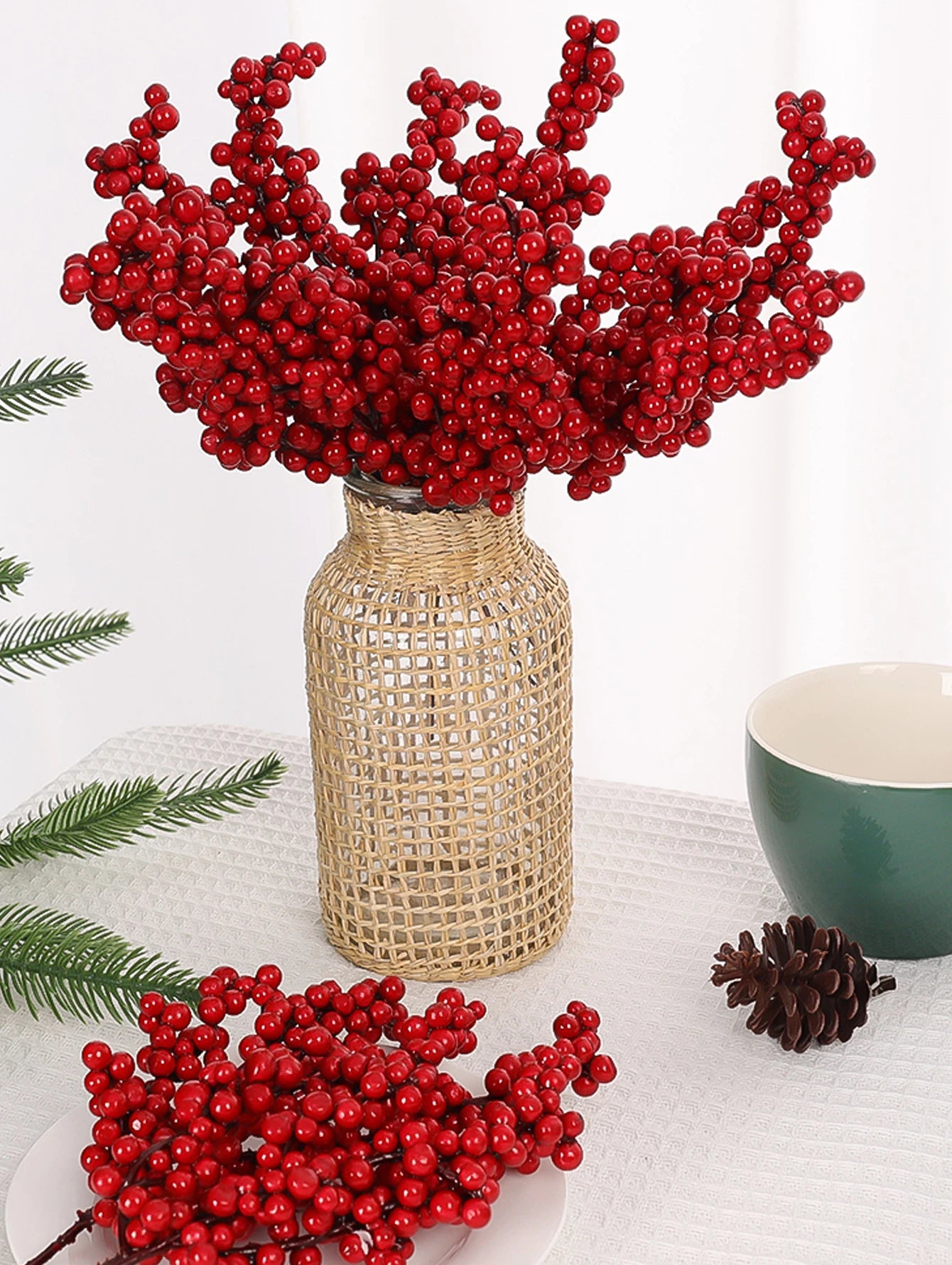 Blinkory™ Berry Artificial Flower Fruit Red Berry DIY Gift