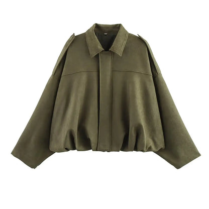 Suede Jacket Coat