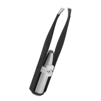 Eyebrow Tweezers with LED Light Stainless Steel Makeup Tool