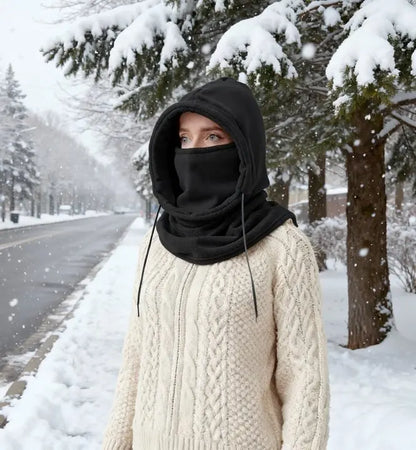 Windproof Balaclava Knit Hood