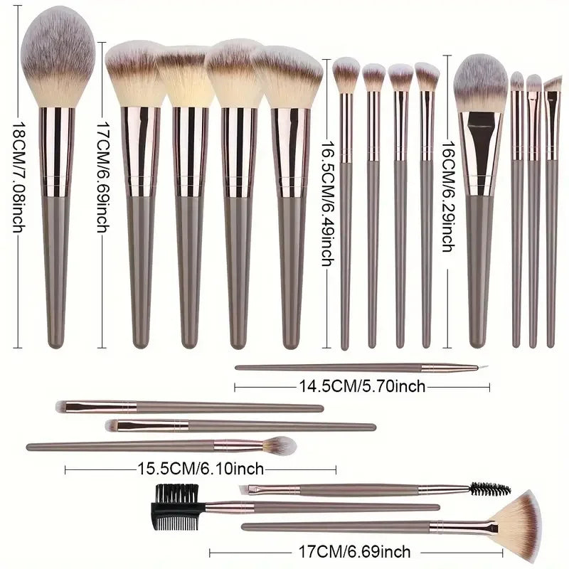 Professional 3-20PCS Makeup Brushes Set