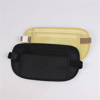 Cloth Travel Pouch Hidden Wallet Passport Money Waist Belt Bag Slim Secret Security Useful Travel Storage Bag