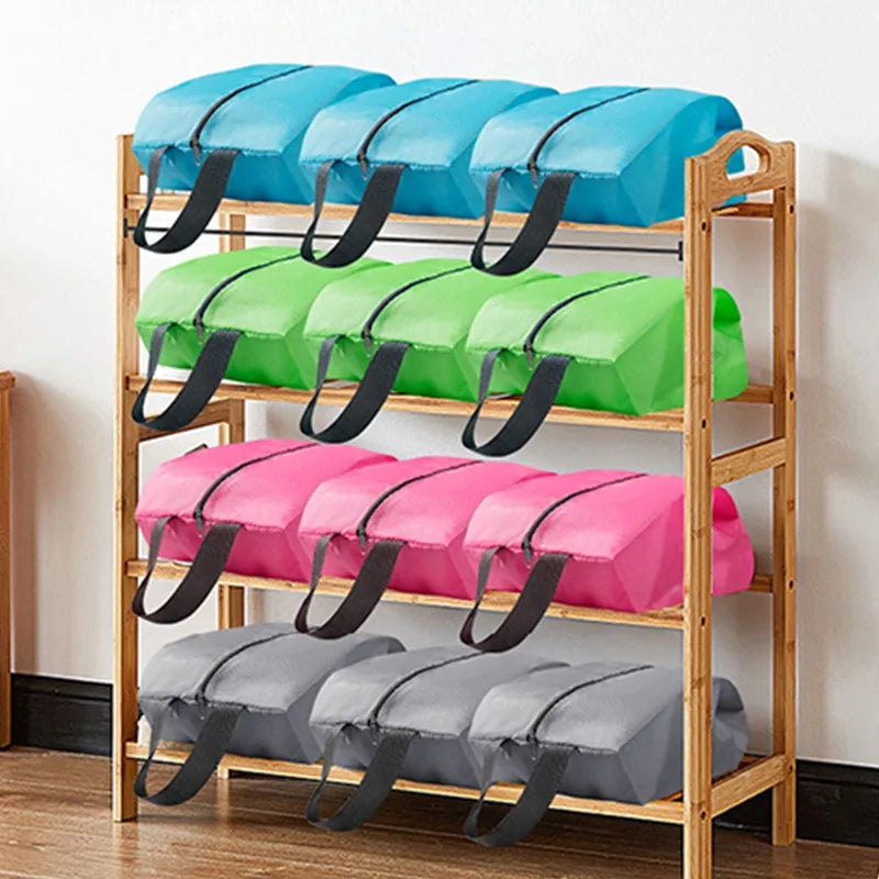 Shoe Storage Bags – Travel Shoe Organizer Set for Luggage & Closet Storage