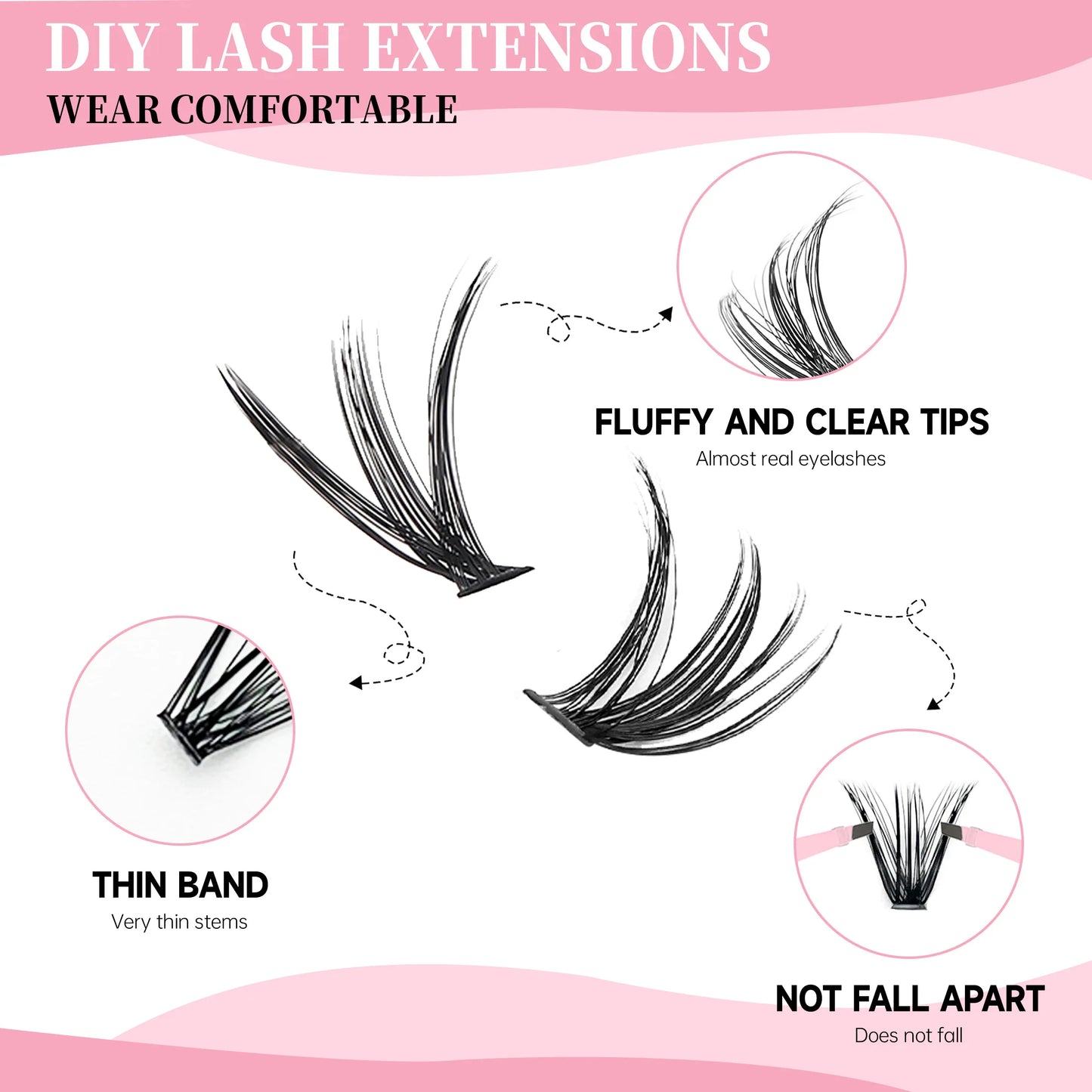 200PCS DIY Lash Extension Kit