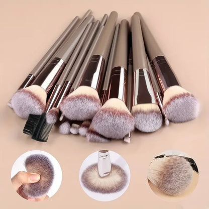 Professional 3-20PCS Makeup Brushes Set