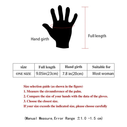 Women Winter Thick Plush Gloves