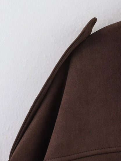 Suede Jacket Coat