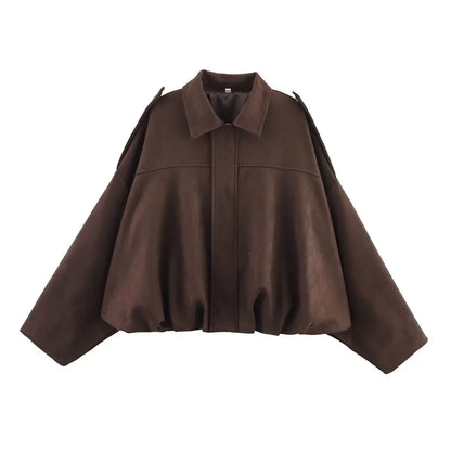Suede Jacket Coat