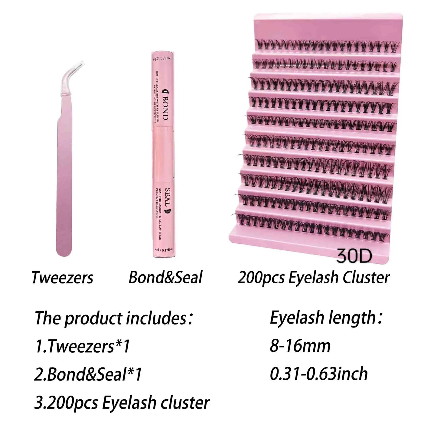 200PCS DIY Lash Extension Kit