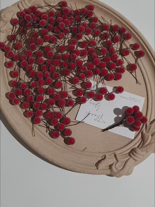 Blinkory™ 50PCS/pack Artificial Red Small Berries