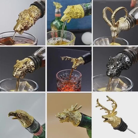 Blinkory™ Animal Head Wine Stopper